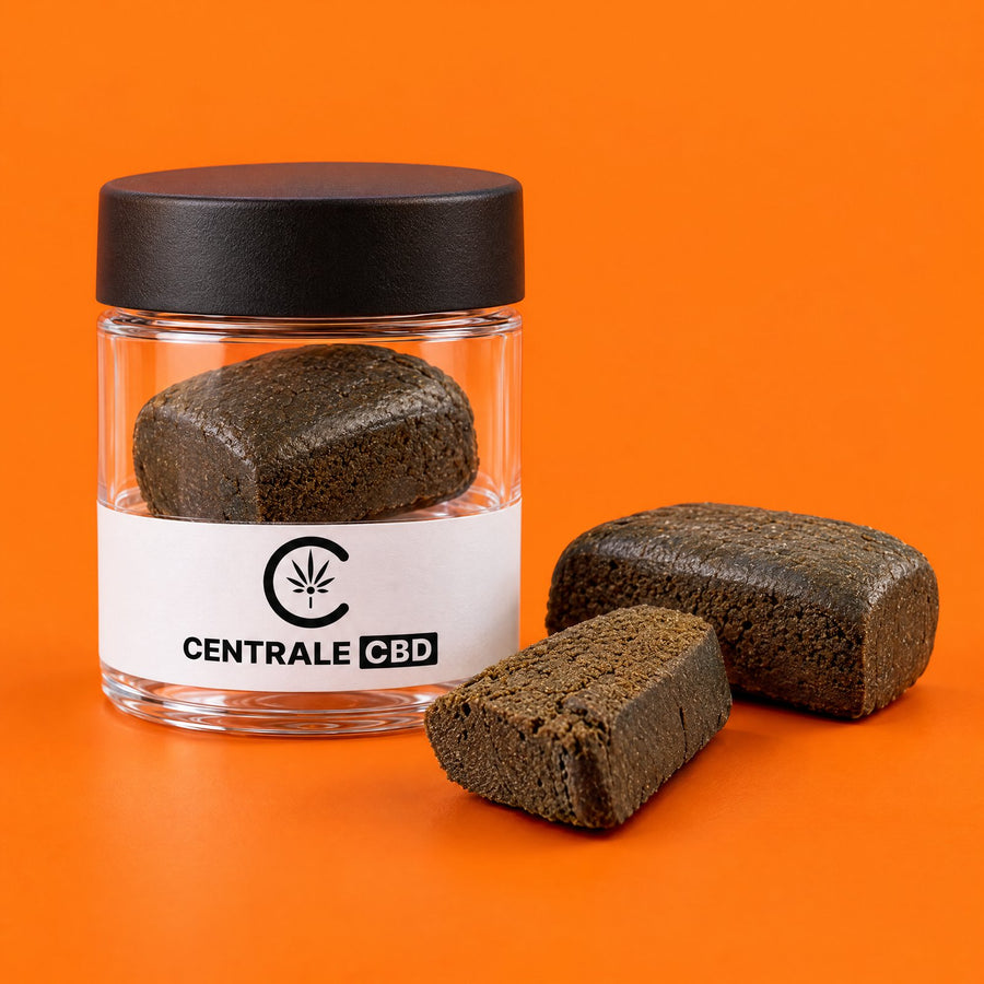 Résine – Afghan – 10 x 1,25 g · pot transparent